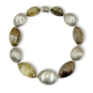 Gorgeous Vintage ALICE KUO Chunky Stone Necklace